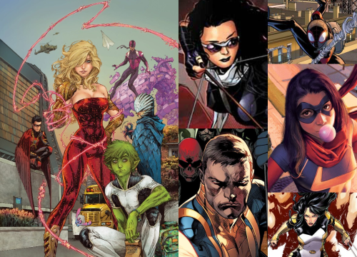 #4 - Teen Titans and Hawkeye, Ultimate Spider-Man, Nomad, Ms. Marvel, and X-23