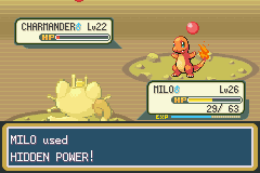 And another Charmander! Kinda weird place to train one, though.